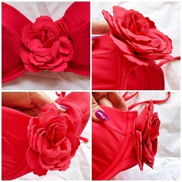 Kate Spade Floral Accent Bikini Top - Picture 5 of 8